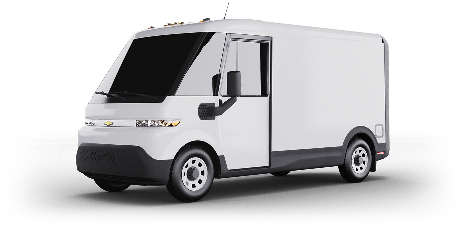 A left-facing quarter view of the 2025 Chevrolet Brightdrop 400