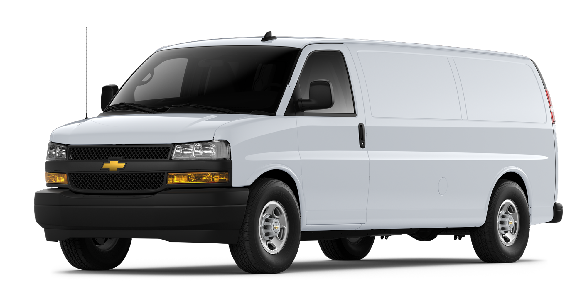 A white 2026 Chevrolet Express Van