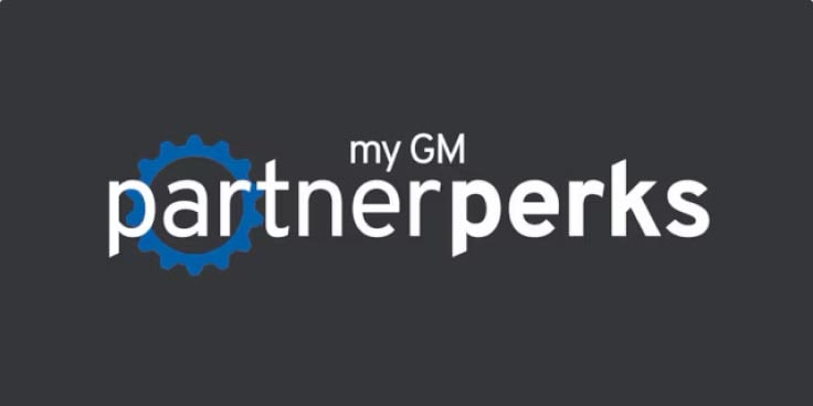 my GM partner perks logo