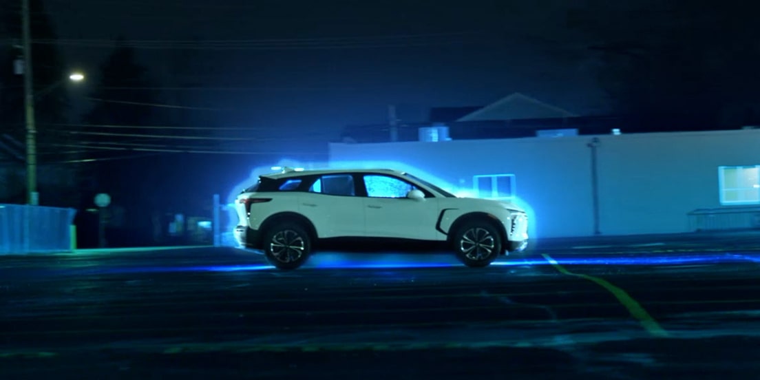A Blazer EV protected by Drive Block