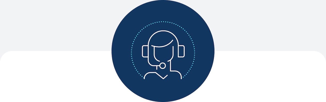 An icon showing an emergency call center worker.