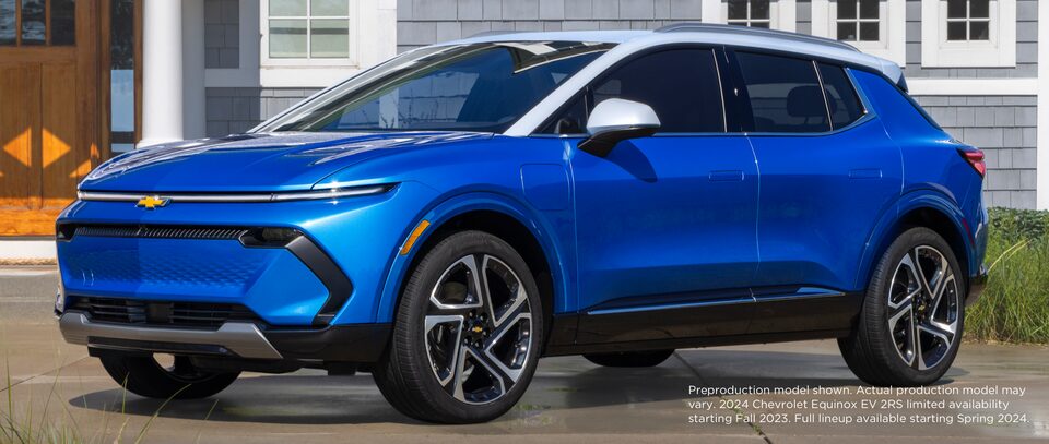 2024 Chevrolet Equinox EV Driving Shot
