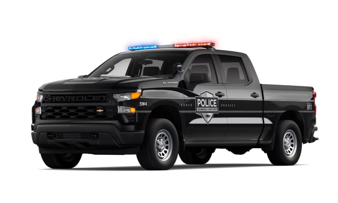 Chevy silverado discount police power wheels