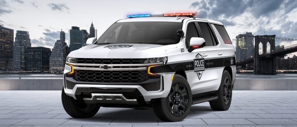 2022 Chevrolet Tahoe PPV - Police Pursuit Vehicle - Front Side View