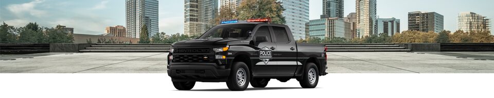 2023 Chevrolet Silverado Police Special Service Vehicle Front Side View