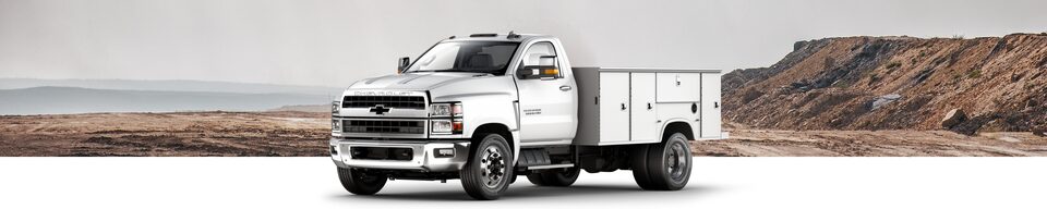 2023 Chevrolet Silverado Chassis Cab Medium Duty Truck Front Side View