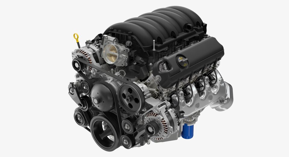 View of a 6.6L Engine
